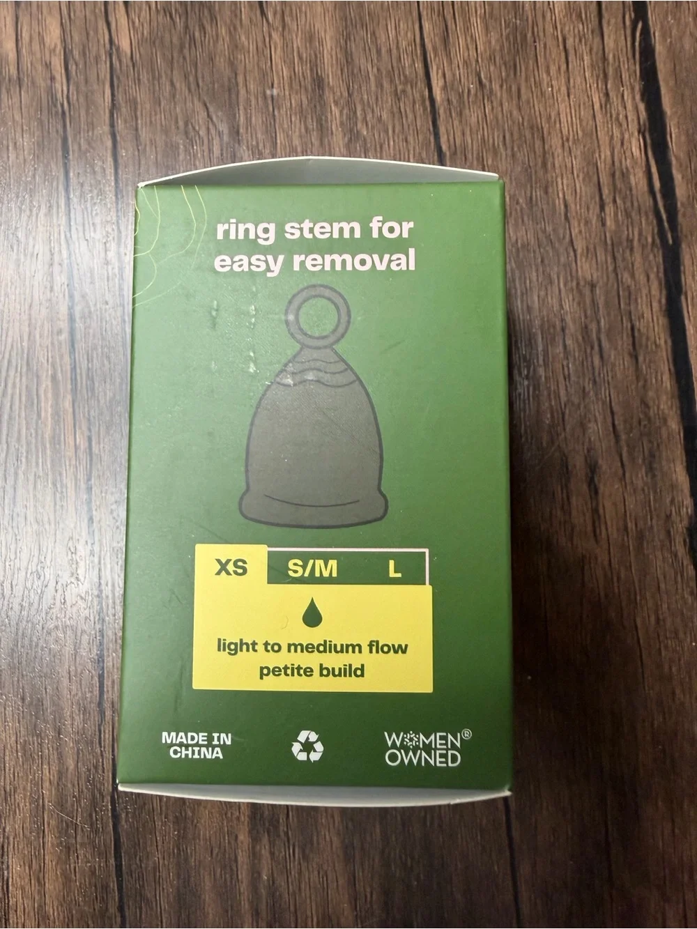 X Small Black Menstrual Cup - 100% Medical-Grade Silicone